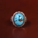 انگشتر فیروزه شجری مردانه کد 22763