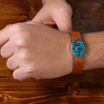 دستبند چرم فیروزه کد 22797