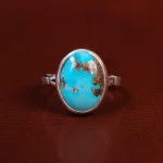 انگشتر فیروزه شجری مردانه کد 22819