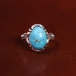 انگشتر فیروزه شجری مردانه کد 22824