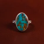 انگشتر فیروزه شجری مردانه کد 22849