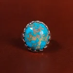 انگشتر فیروزه شجری مردانه کد 22864