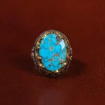 انگشتر فیروزه شجری مردانه کد 22901
