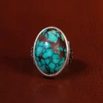 انگشتر فیروزه شجری مردانه کد 22923