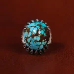 انگشتر فیروزه شجری مردانه کد 22930