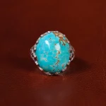 انگشتر فیروزه شجری مردانه کد 22932