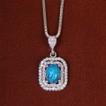 گردنبند فیروزه زنانه کد 22994