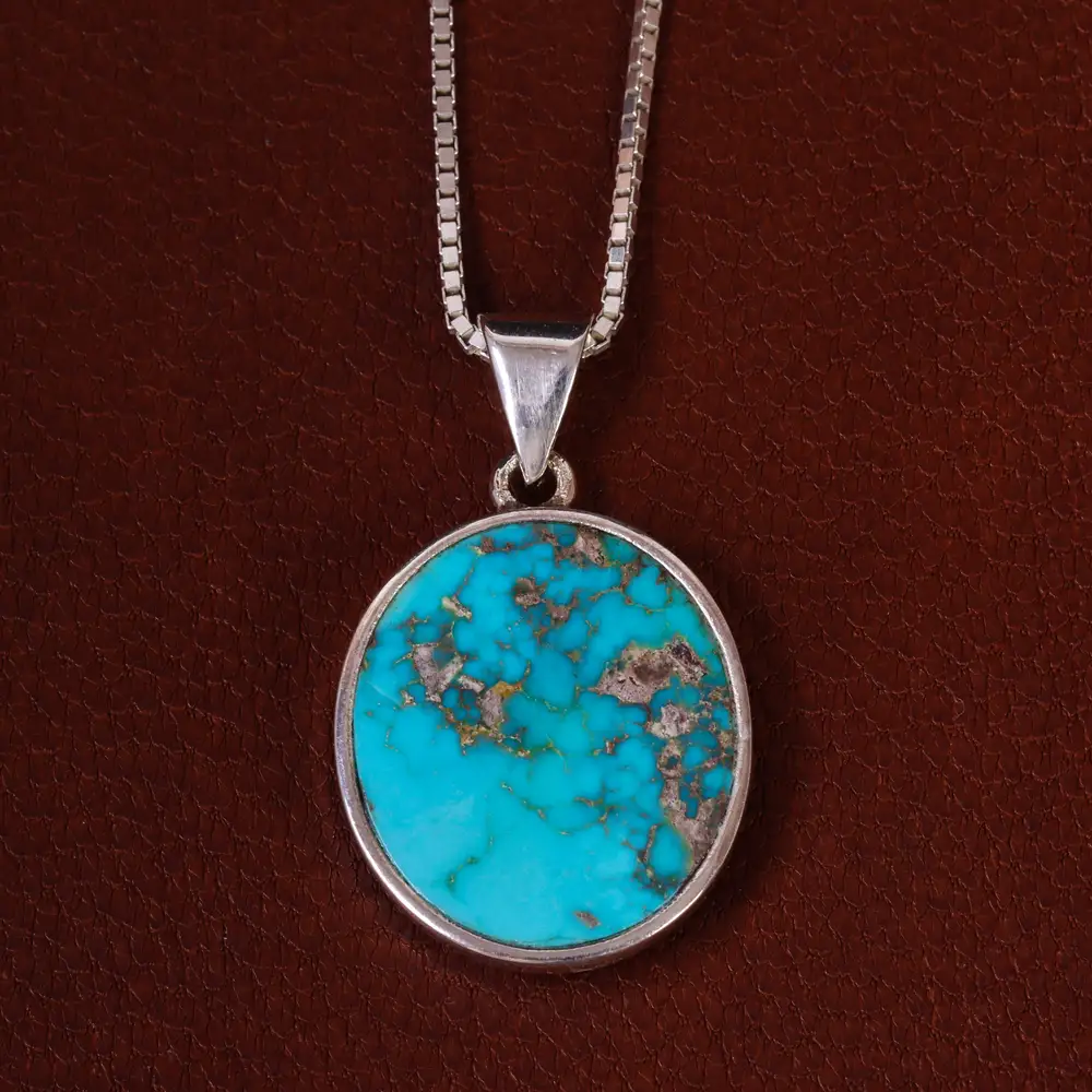 گردنبند فیروزه شجری کد 23080