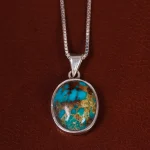 گردنبند فیروزه شجری کد 23084