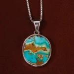 گردنبند فیروزه شجری کد 23090