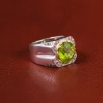 انگشتر زبرجد مردانه کد 23122