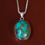 گردنبند فیروزه شجری کد 23153