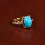 انگشتر فیروزه شجری زنانه کد 23423