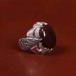 انگشتر عقیق یمن مردانه کد 23538