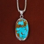 گردنبند فیروزه شجری کد 23160