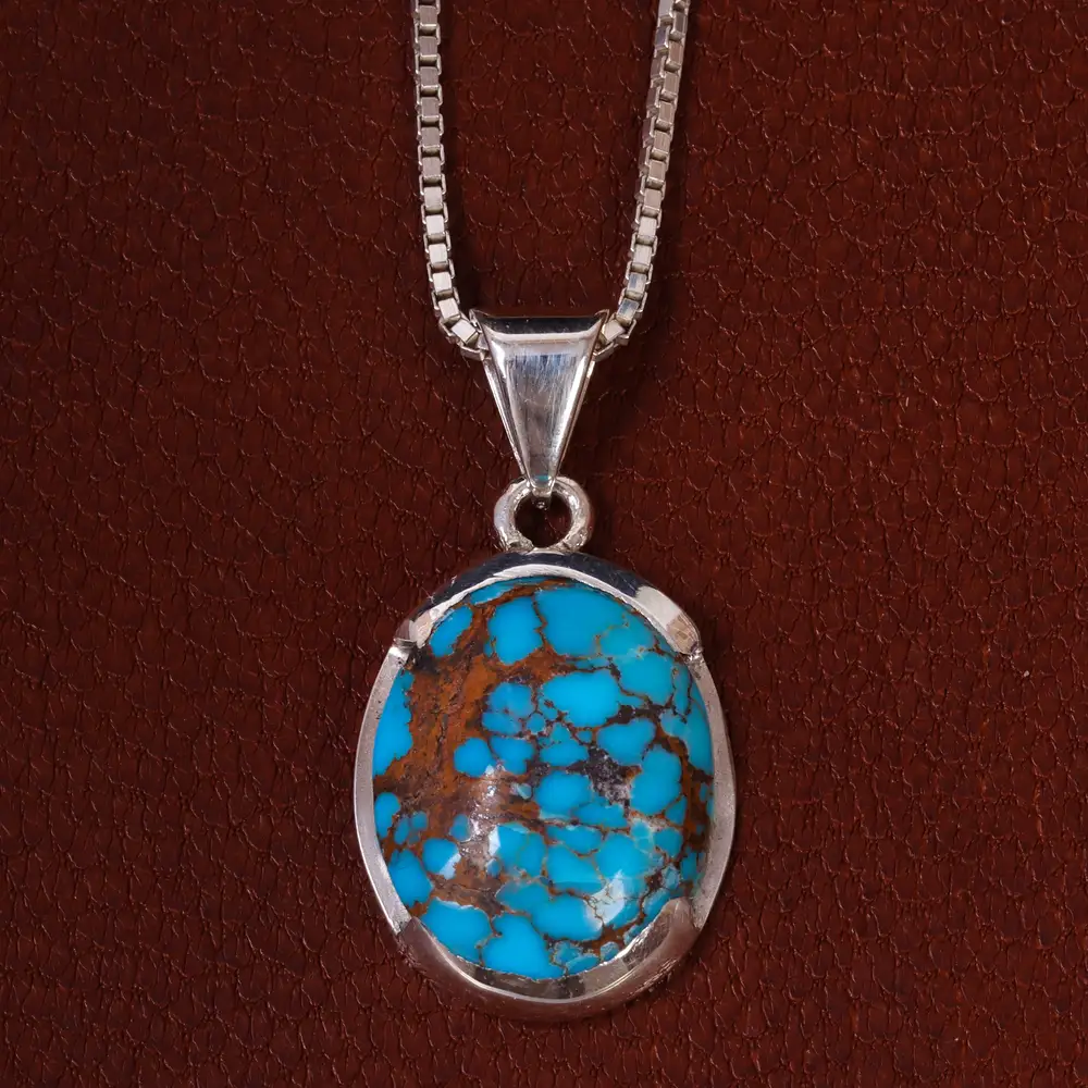 گردنبند فیروزه شجری کد 23164