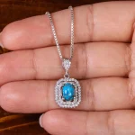 گردنبند فیروزه زنانه کد 22994