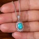 گردنبند فیروزه زنانه کد 22999