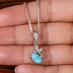 گردنبند فیروزه زنانه کد 23008