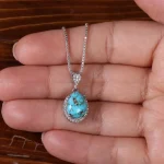 گردنبند فیروزه زنانه کد 23031
