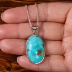 گردنبند فیروزه شجری کد 23077