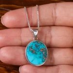 گردنبند فیروزه شجری کد 23080