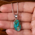 گردنبند فیروزه شجری کد 23081