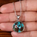 گردنبند فیروزه شجری کد 23085