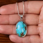 گردنبند فیروزه شجری کد 23087