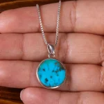 گردنبند فیروزه شجری کد 23093