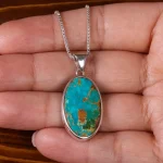 گردنبند فیروزه شجری کد 23094