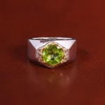 انگشتر زبرجد مردانه کد 23121