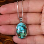 گردنبند فیروزه شجری کد 23155