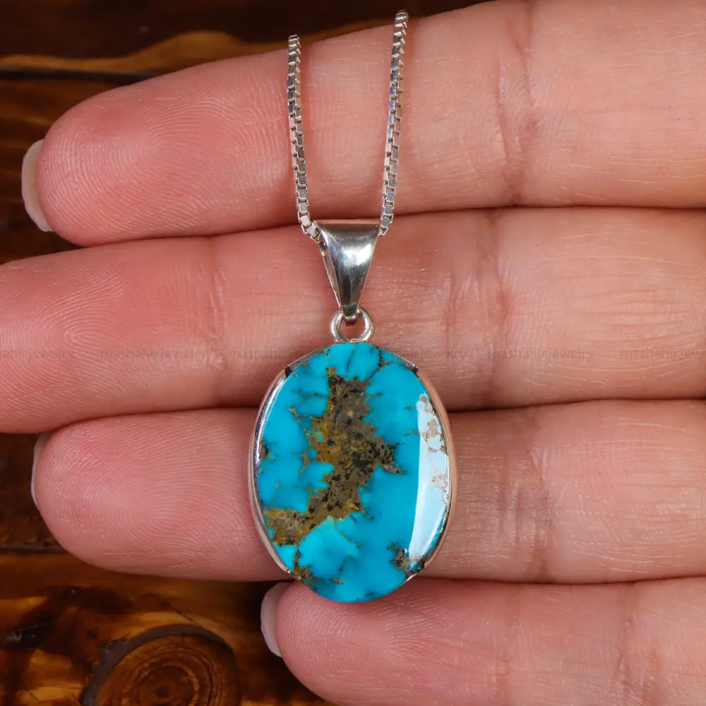 گردنبند فیروزه شجری کد 23157