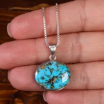 گردنبند فیروزه شجری کد 23159