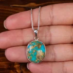 گردنبند فیروزه شجری کد 23161