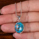 گردنبند فیروزه شجری کد 23164