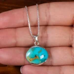 گردنبند فیروزه شجری کد 23167