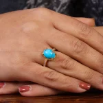 انگشتر فیروزه شجری زنانه کد 23433