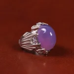 انگشتر عقیق سوسنی مردانه کد 23555