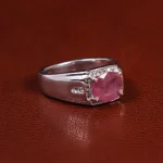 انگشتر یاقوت سرخ مردانه کد 23620