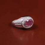 انگشتر یاقوت سرخ مردانه کد 23683