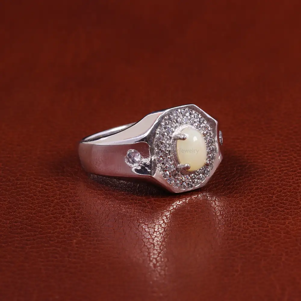 انگشتر اوپال مردانه کد 23717