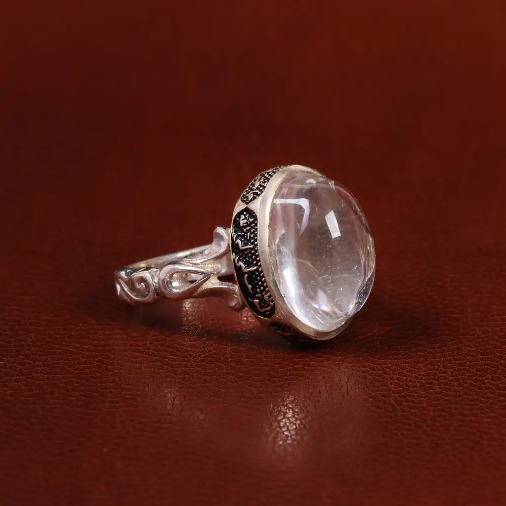 انگشتر دُر نجف مردانه کد 23740