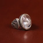 انگشتر دُر نجف مردانه کد 23743