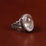 انگشتر دُر نجف مردانه کد 23748