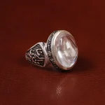 انگشتر دُر نجف مردانه کد 23750