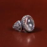 انگشتر دُر نجف مردانه کد 23757