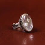 انگشتر دُر نجف مردانه کد 23760