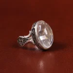 انگشتر دُر نجف مردانه کد 23761